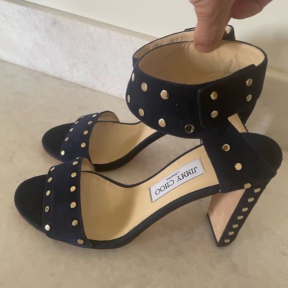 JIMMY CHOO studded leather heels size 41 - Picture 2 of 8